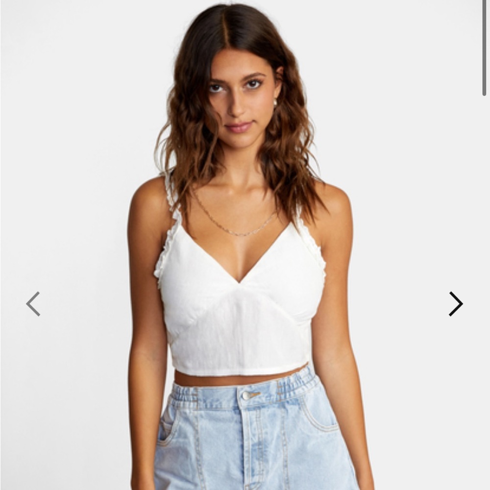 RVCA Sweetheart Cropped Tank
